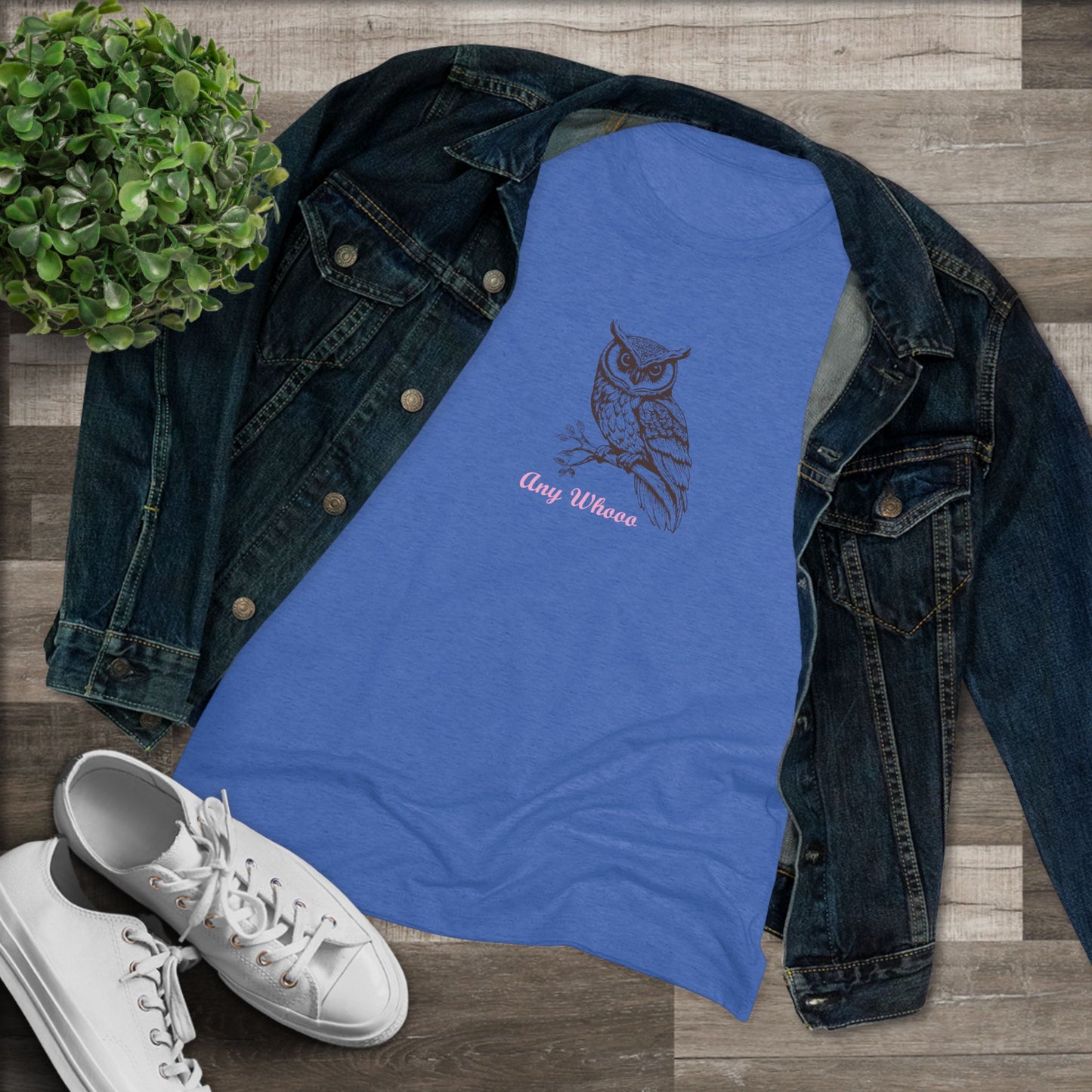 AnyWhooo – Women’s fitted tee