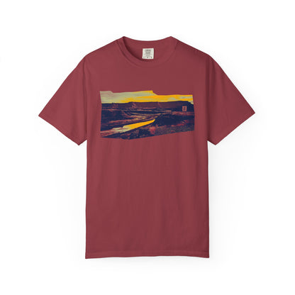 RiverRise - Canyonlands National Park T-shirt | Chili | by AbstractRiver. Perfect for where the desert is calling me, Colorado River rafters, secluded desert nights and weekend warriors