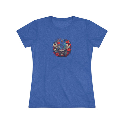 FloralSkull – Women’s graphic tee