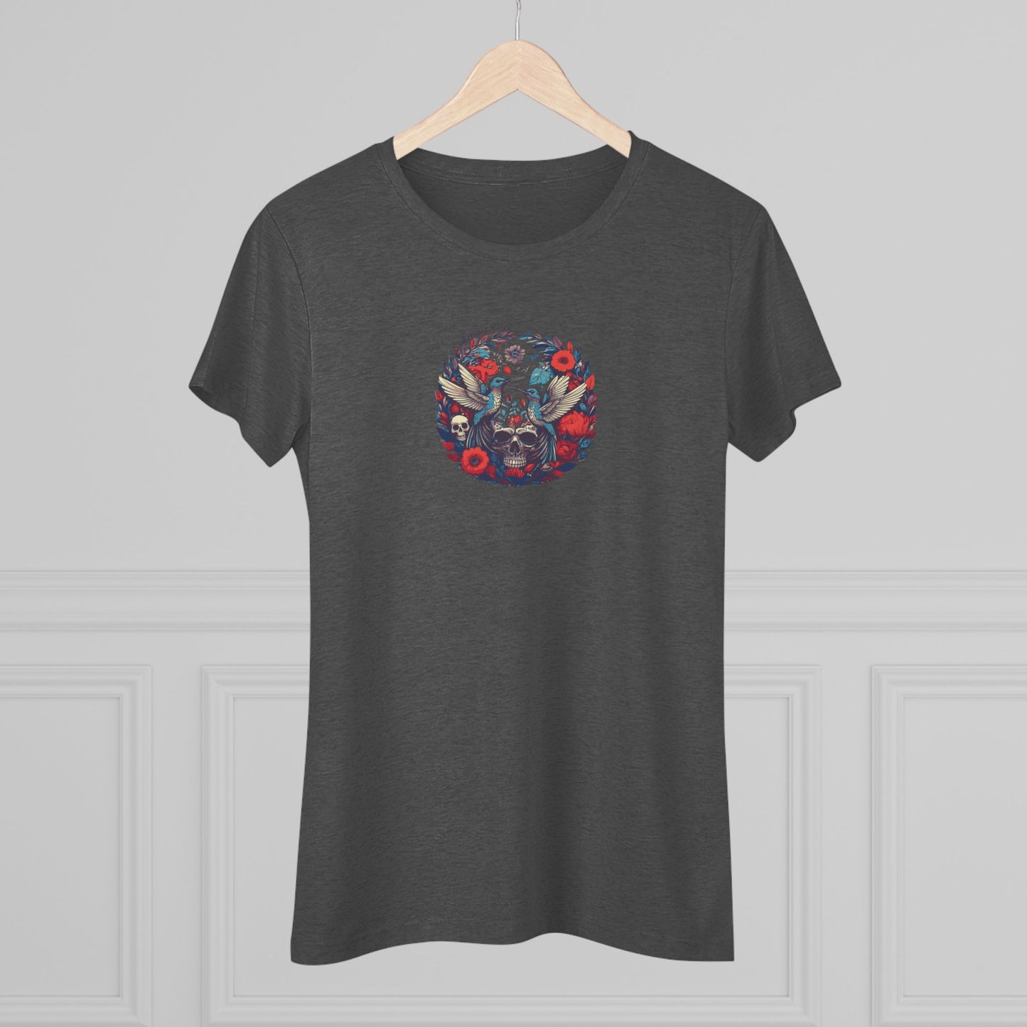 FloralSkull – Women’s graphic tee
