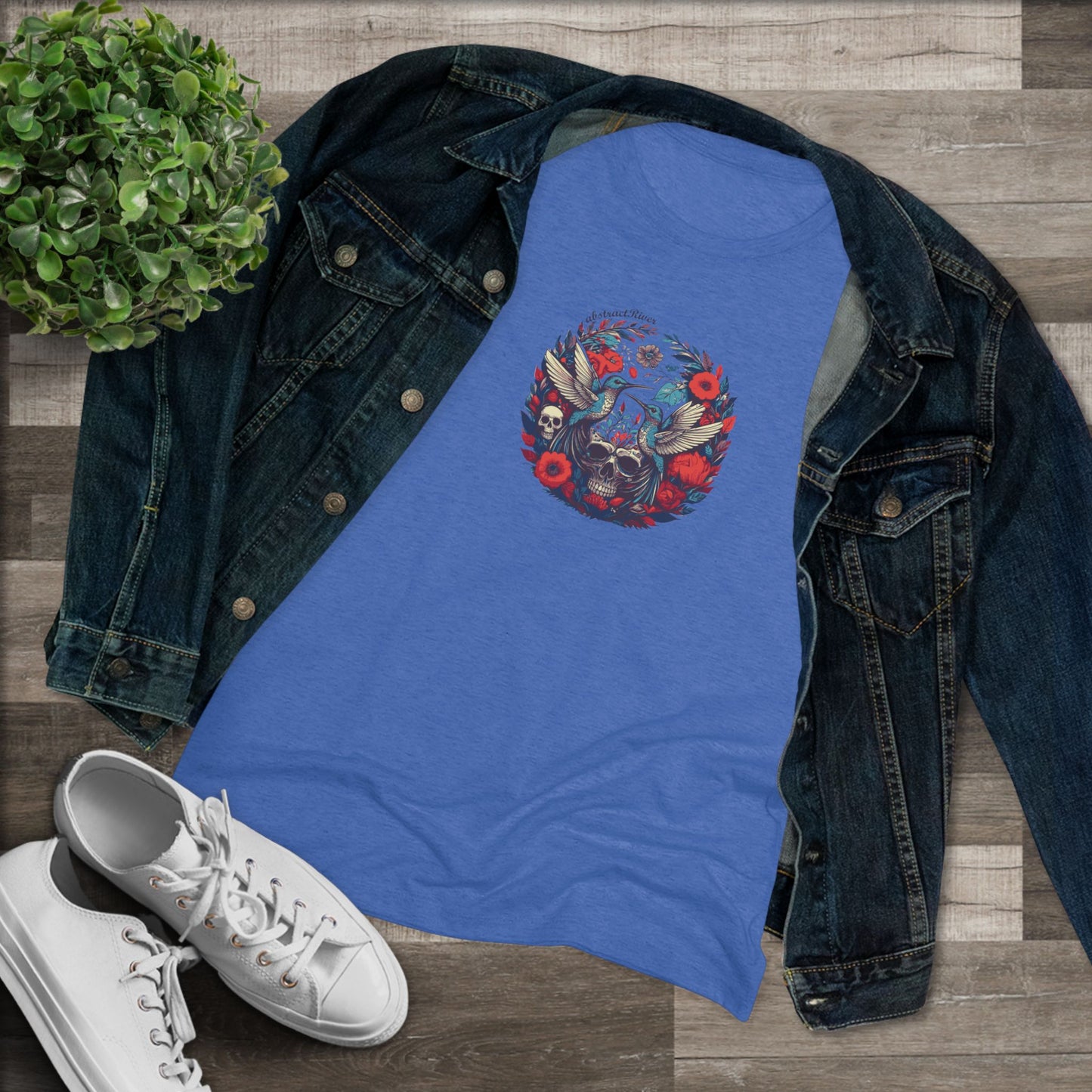 FloralSkull – Women’s graphic tee