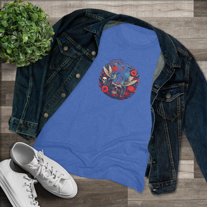 FloralSkull – Women’s graphic tee