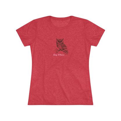 AnyWhooo – Women’s fitted tee