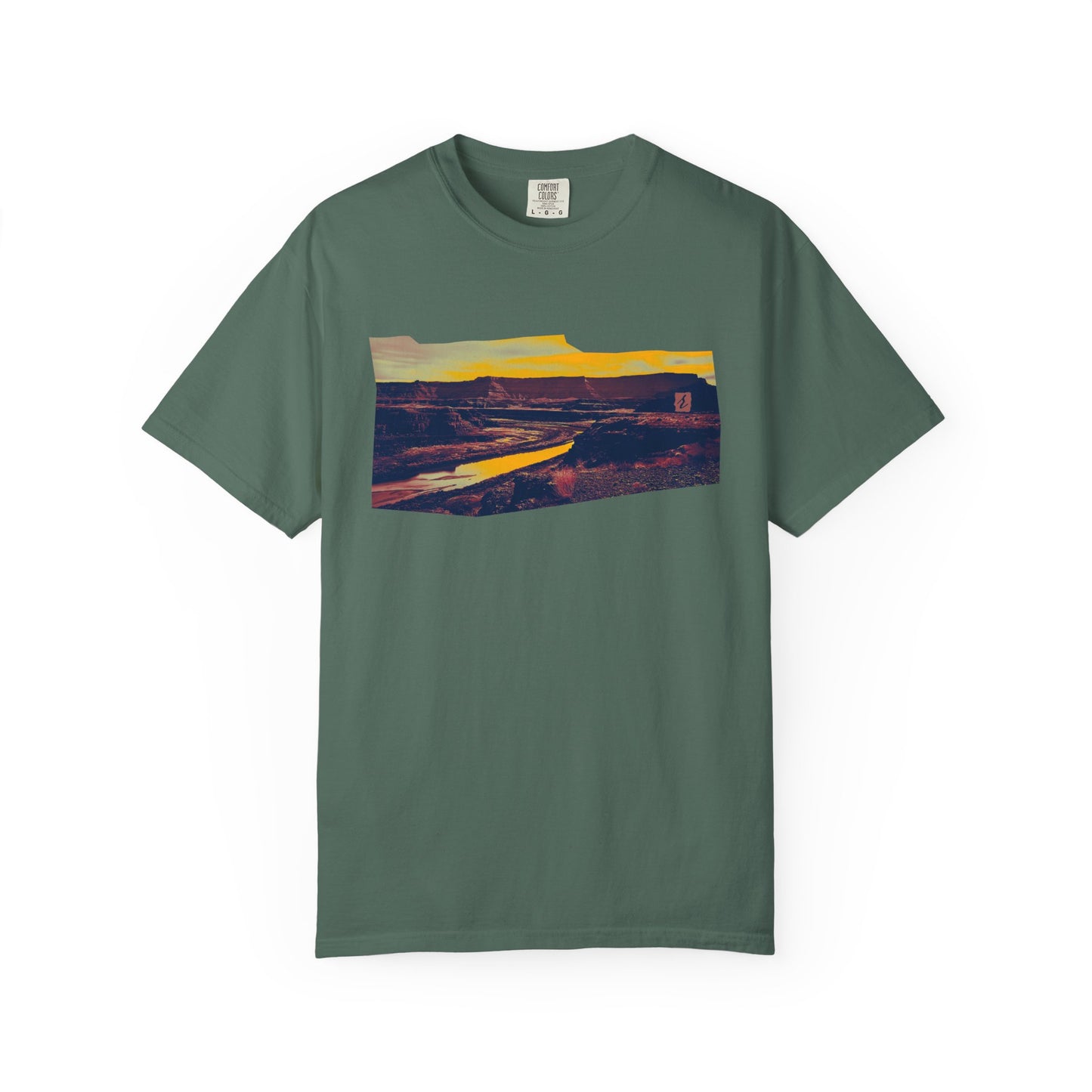 RiverRise - Canyonlands National Park T-shirt | Blue Spruce | by AbstractRiver. Perfect for secluded desert nights, weekend warriors, campers and wilderness seekers