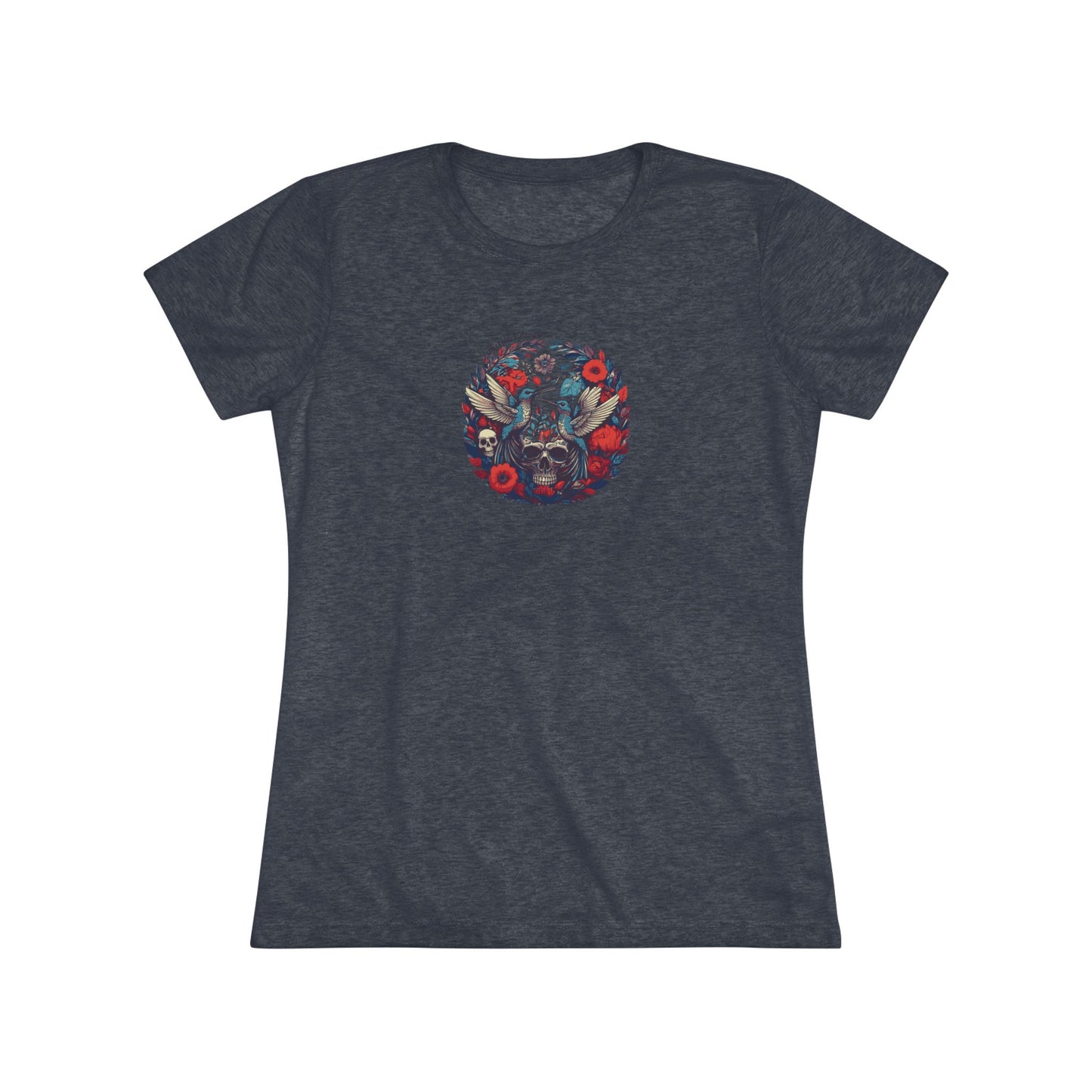 FloralSkull – Women’s graphic tee