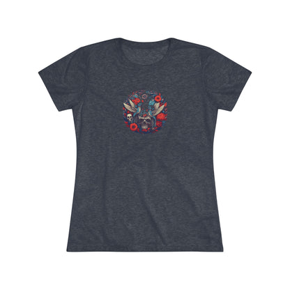 FloralSkull – Women’s graphic tee