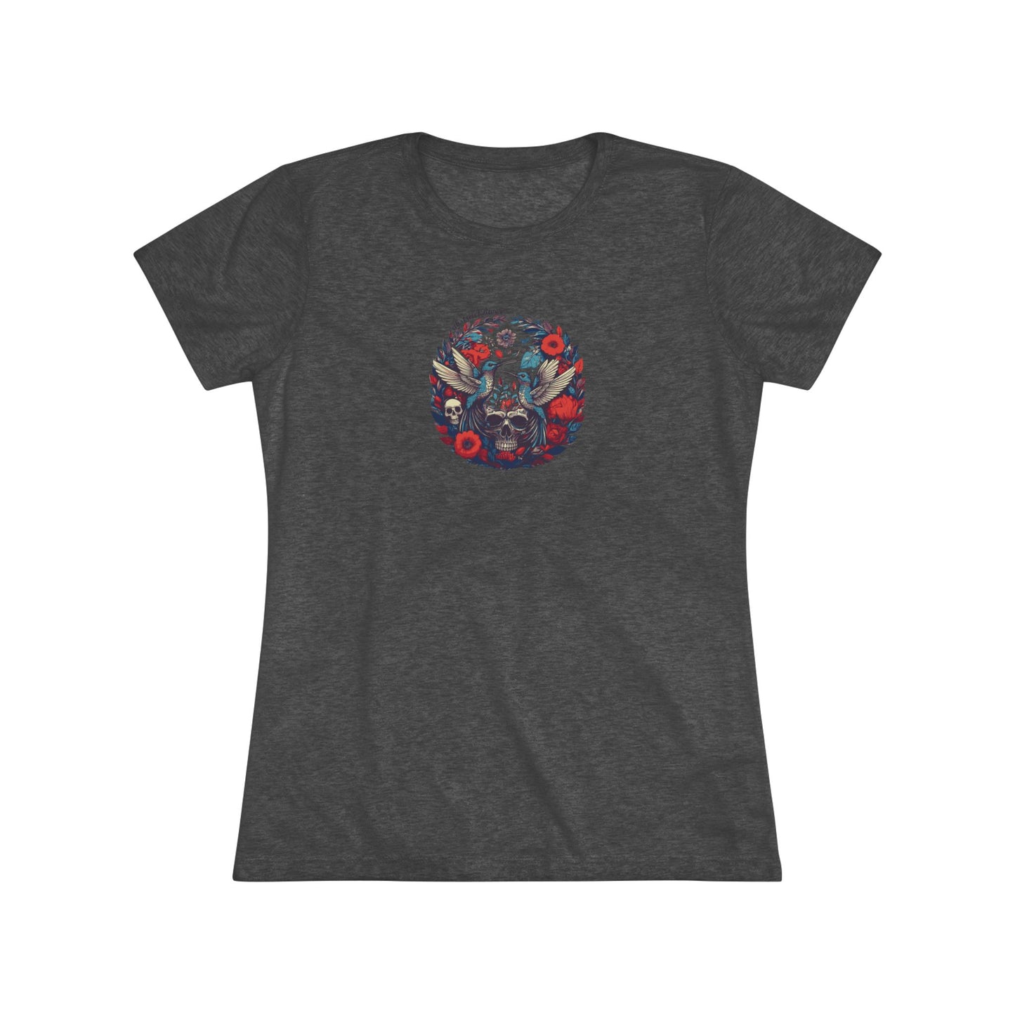 FloralSkull – Women’s graphic tee