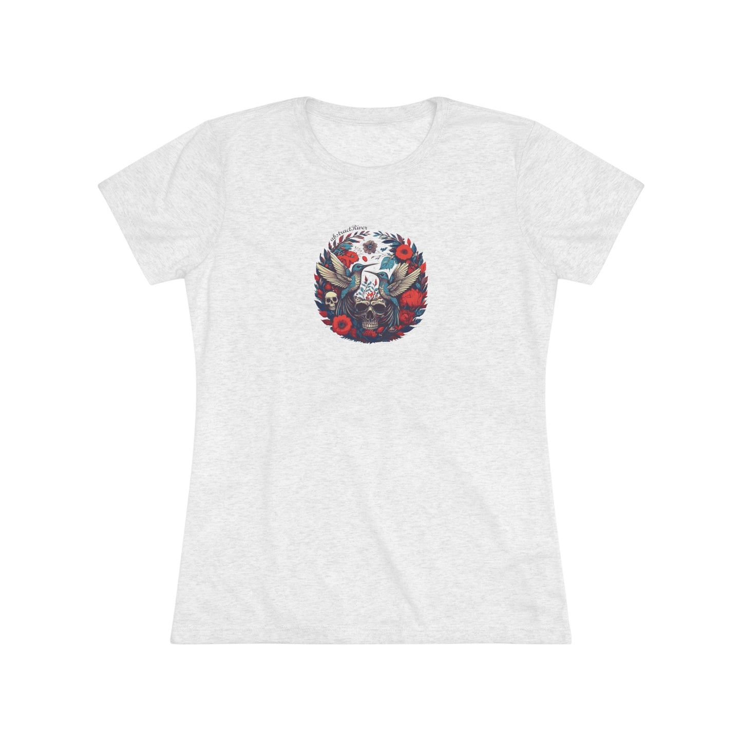 FloralSkull – Women’s graphic tee