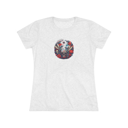 FloralSkull – Women’s graphic tee