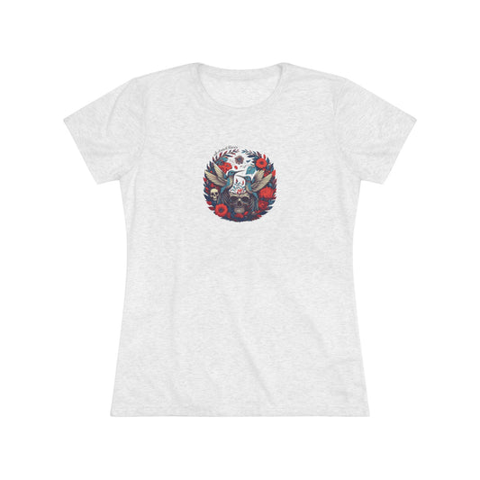 FloralSkull – Women’s graphic tee