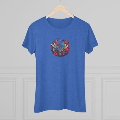 FloralSkull – Women’s graphic tee