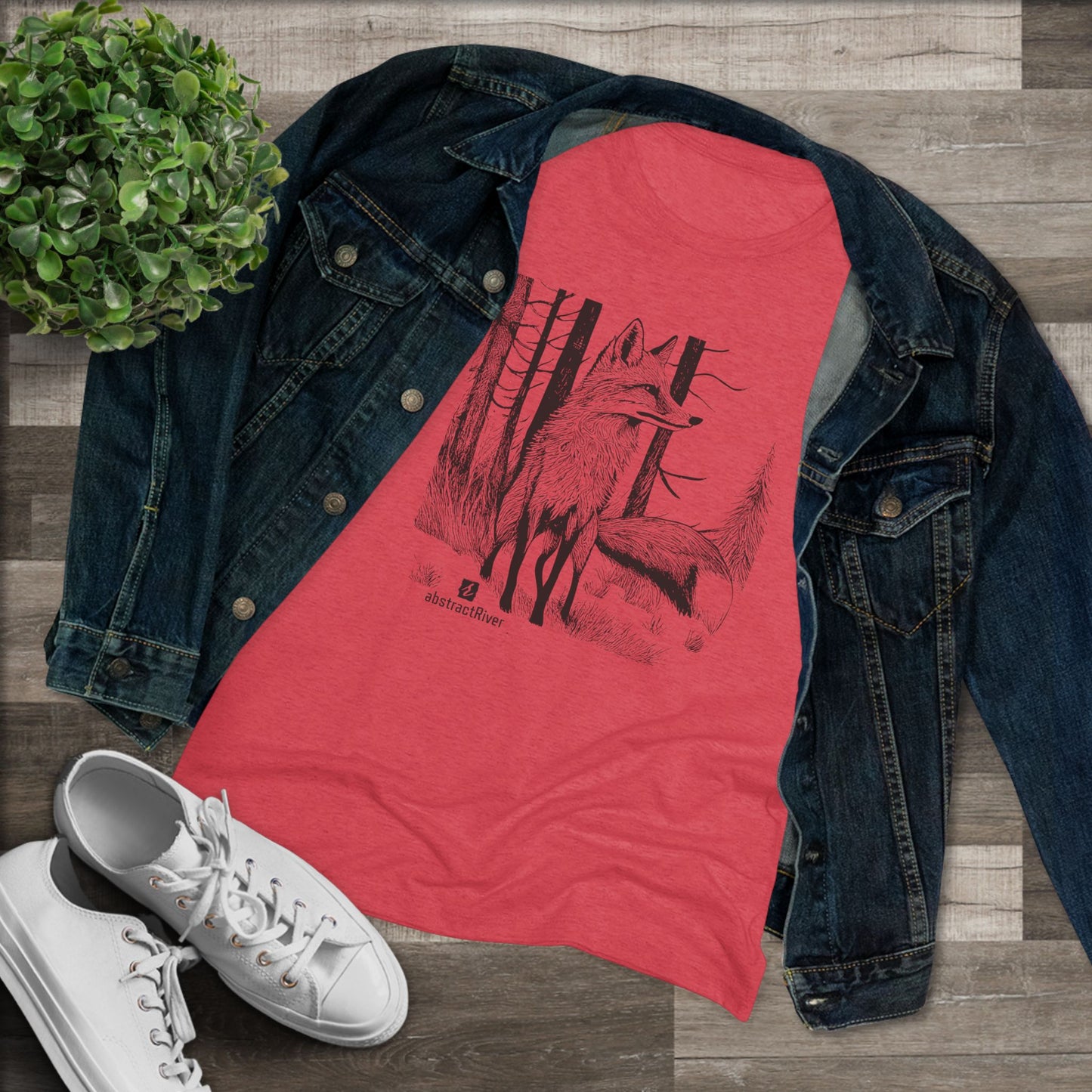 RiverFox – Women’s fitted tee