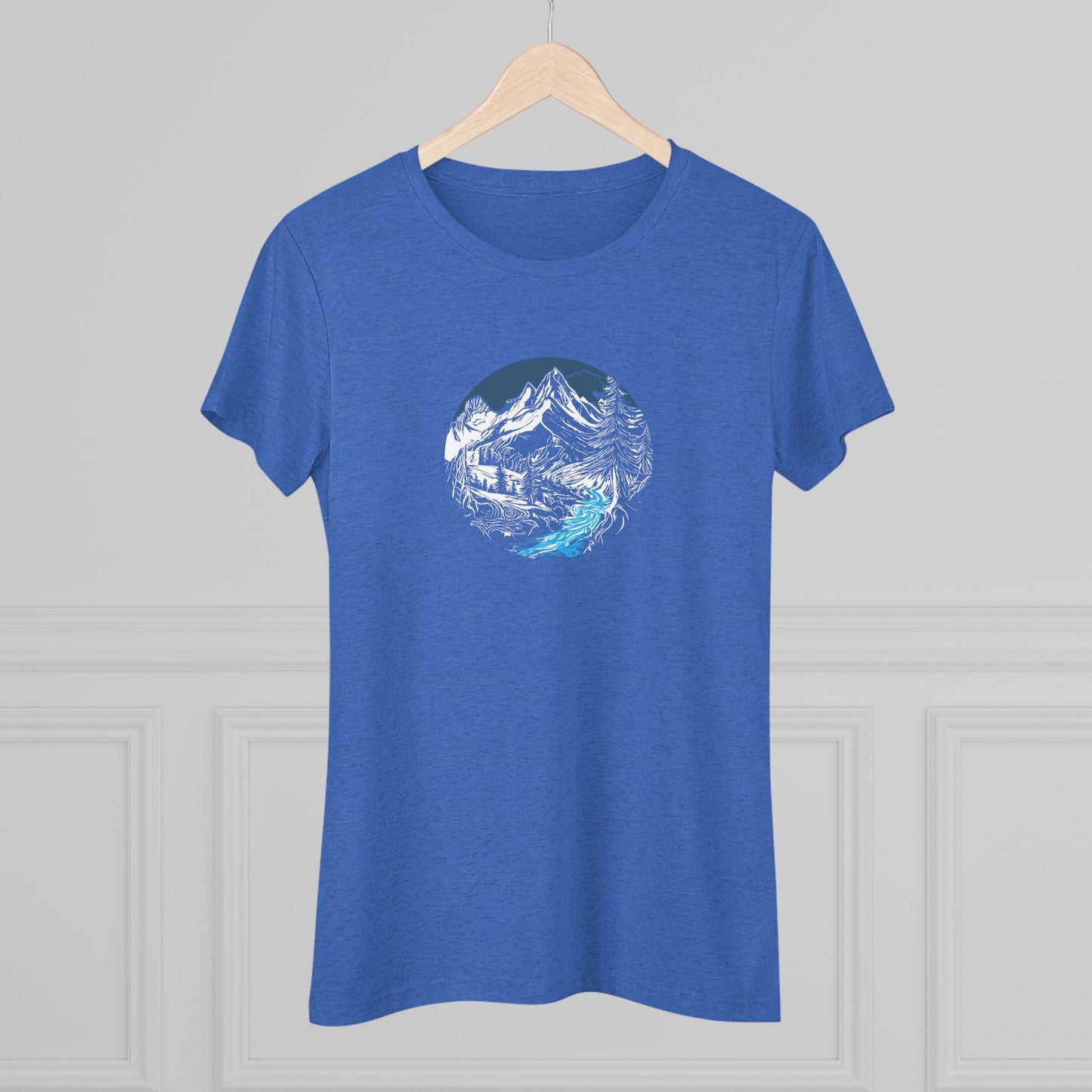 AbstractMountain – Women’s fitted tee