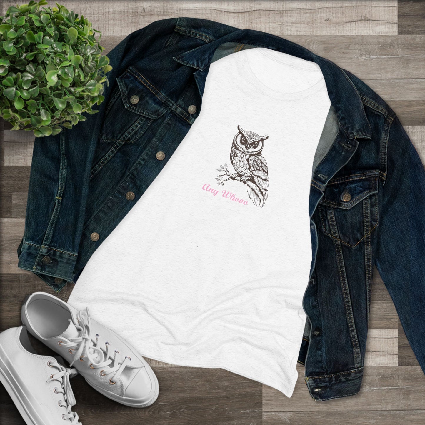 AnyWhooo – Women’s fitted tee
