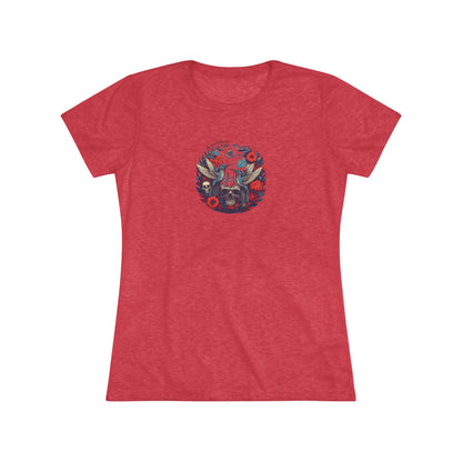 FloralSkull – Women’s graphic tee
