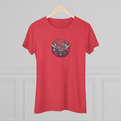 FloralSkull – Women’s graphic tee