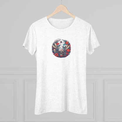FloralSkull – Women’s graphic tee