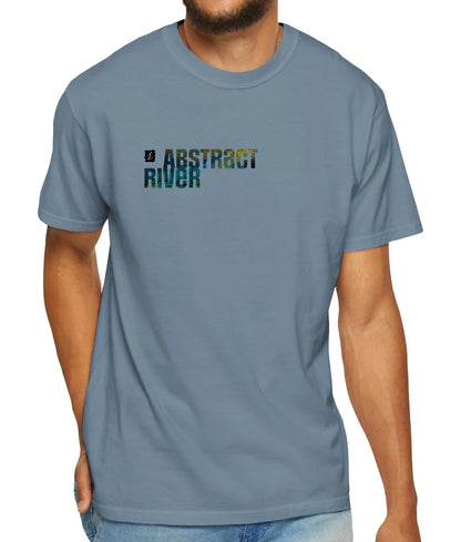AbstractRiver Typographic Tee | Ice Blue | by AbstractRiver. Find your edge, break away from the crowd. Different by design.