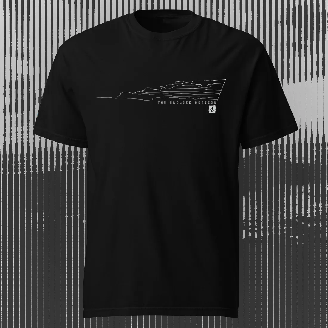 Canyonlands Endless Horizon T-shirt | Black | by AbstractRiver. Perfect for rock climbers, mountain explorers, mountain adventurers and hikers