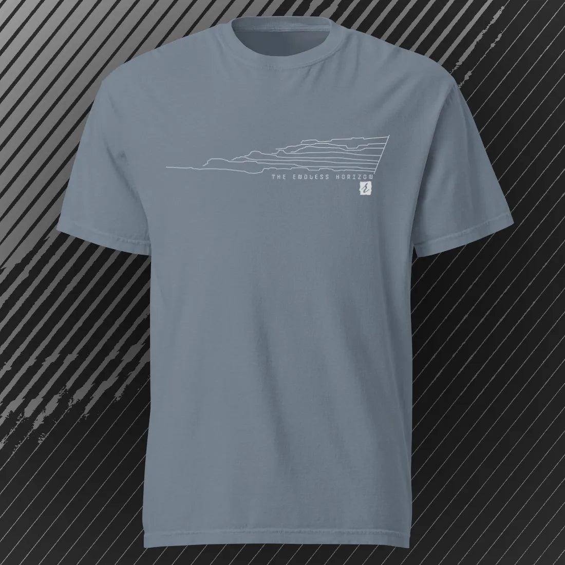Canyonlands Endless Horizon T-shirt | Blue Jean | by AbstractRiver. Perfect for mountain explorers, wilderness adventurers and campers