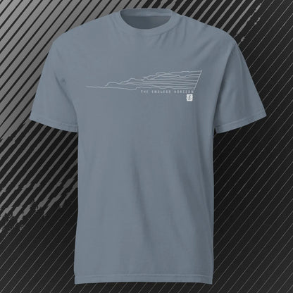 Canyonlands Endless Horizon T-shirt | Blue Jean | by AbstractRiver. Perfect for mountain explorers, wilderness adventurers and campers