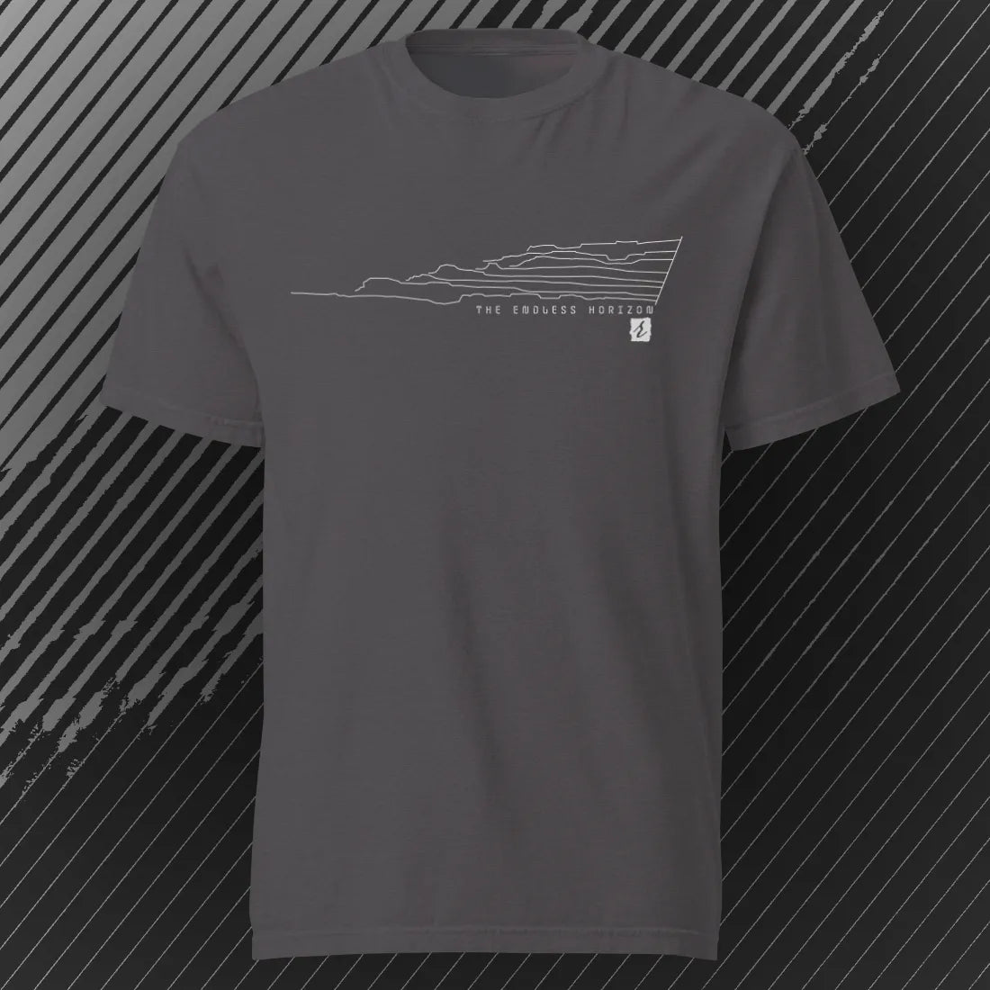 Canyonlands Endless Horizon T-shirt | Graphite | by AbstractRiver. Perfect for fly fishing, mountain explorers, adventure seekers and weekend warriors