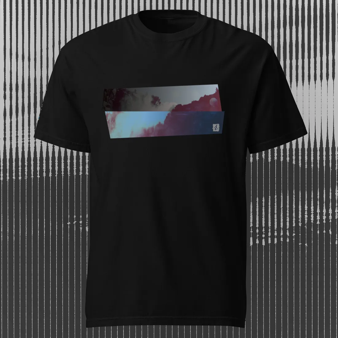 DirectionNorth AbstractRiver T-shirt | Black | by AbstractRiver. Perfect for looking cool and everyday comfort