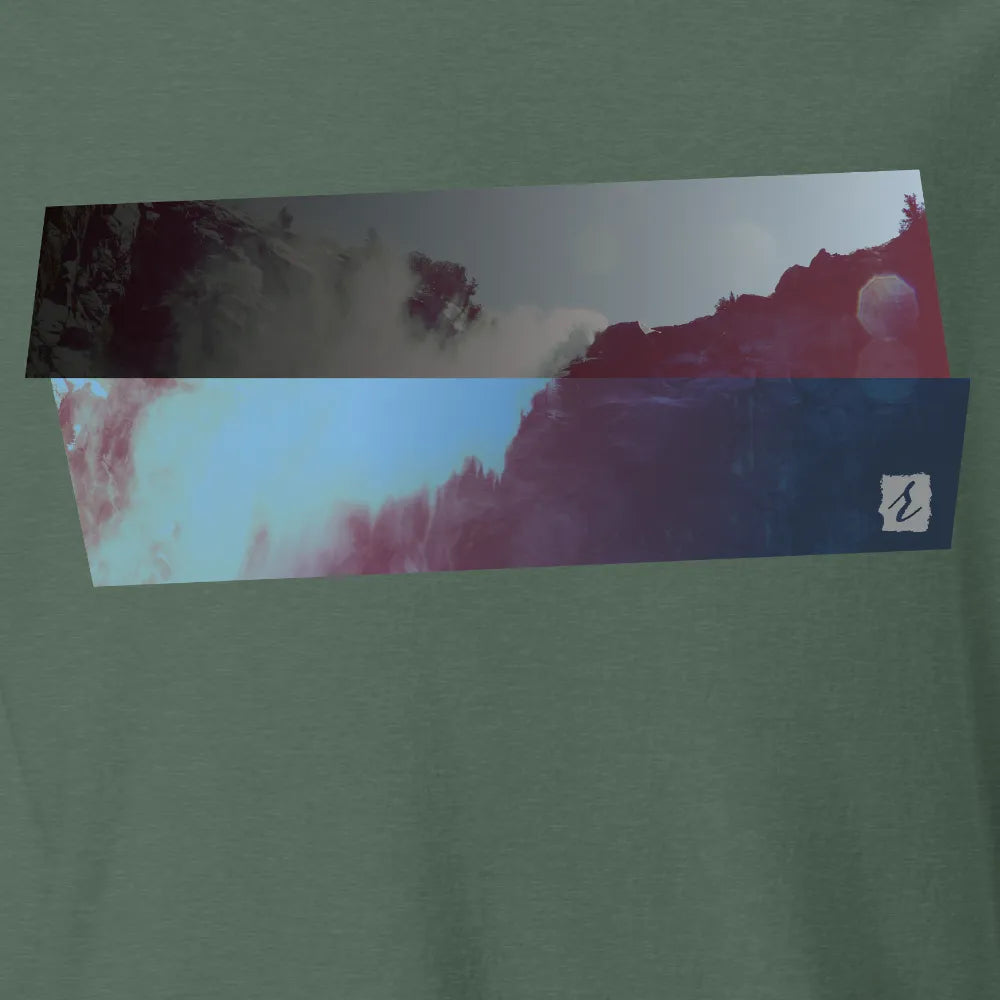 DirectionNorth AbstractRiver T-shirt | Blue Spruce | by AbstractRiver. Perfect for exploring the elements and getting things done