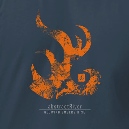 EmbersRise T-shirt | Solid Indigo | by AbstractRiver. Perfect for adventure seekers, nature lovers, hikers and campers