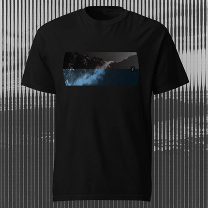 Mountain2Ocean T-shirt | Black | by AbstractRiver. Perfect for rock climbing and weekend warriors