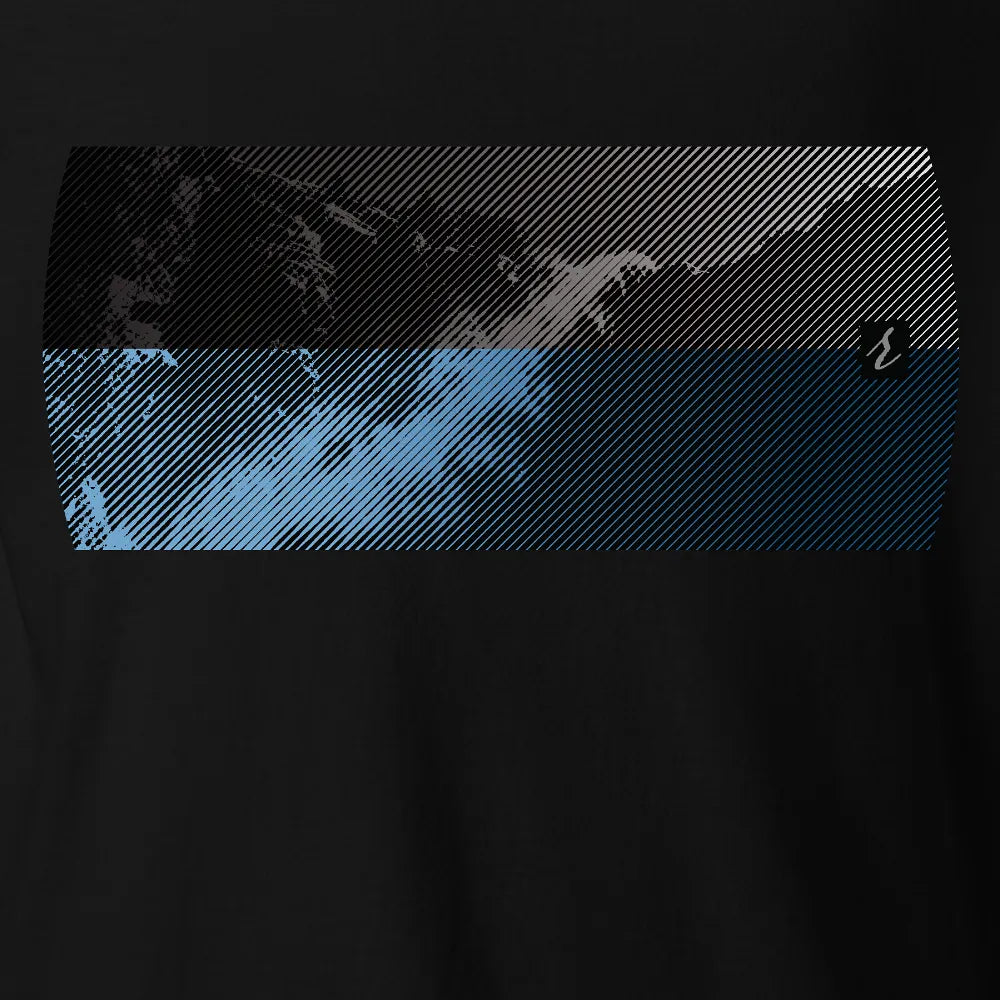 Mountain2Ocean T-shirt | Black | by AbstractRiver. Perfect for getting off-grid and everyday comfort