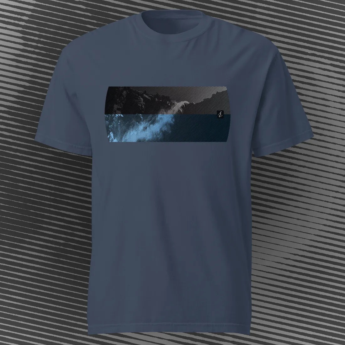 Mountain2Ocean T-shirt | Navy | by AbstractRiver. Perfect for getting off-grid, backpacking and mountain adventurers