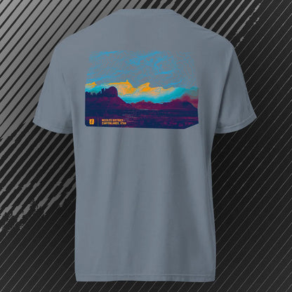 Canyonlands Needles District T-shirt | Blue Jean | by AbstractRiver. Perfect for Green river rafters, rock crawlers and kayakers