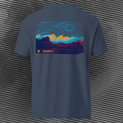 Canyonlands Needles District T-shirt | Navy | by AbstractRiver. Perfect for rock crawlers and kayakers