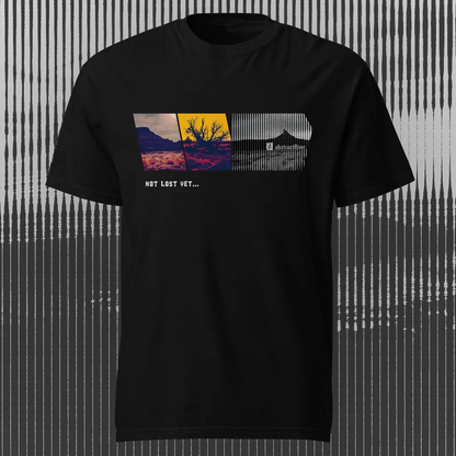 Not Lost Yet – Short sleeve tee | Black | by AbstractRiver. Perfect for backcountry wheelers, desert trail riders and rock crawlers