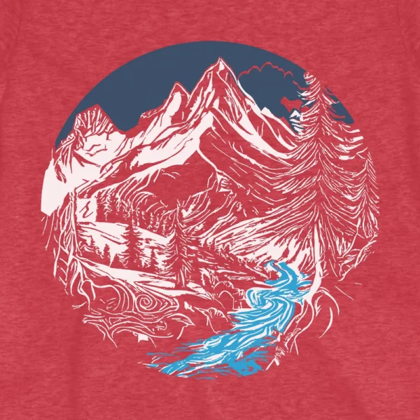 AbstractMountain – Women’s nature tee - Image 6