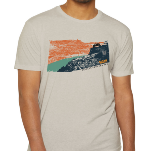 Side by Side exploring on Moab canyon rim at Chicken Corners OHV trail riding. Shirt by AbstractRiver