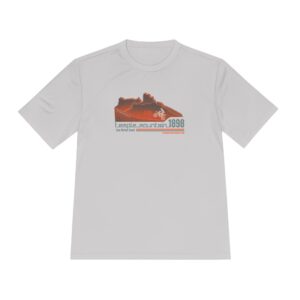 Temple Mountain Dirt bike OHV Riders T-shirt, perfect for those that ride central and southern Utah's red rock canyons. Exploring near Goblin Valley.